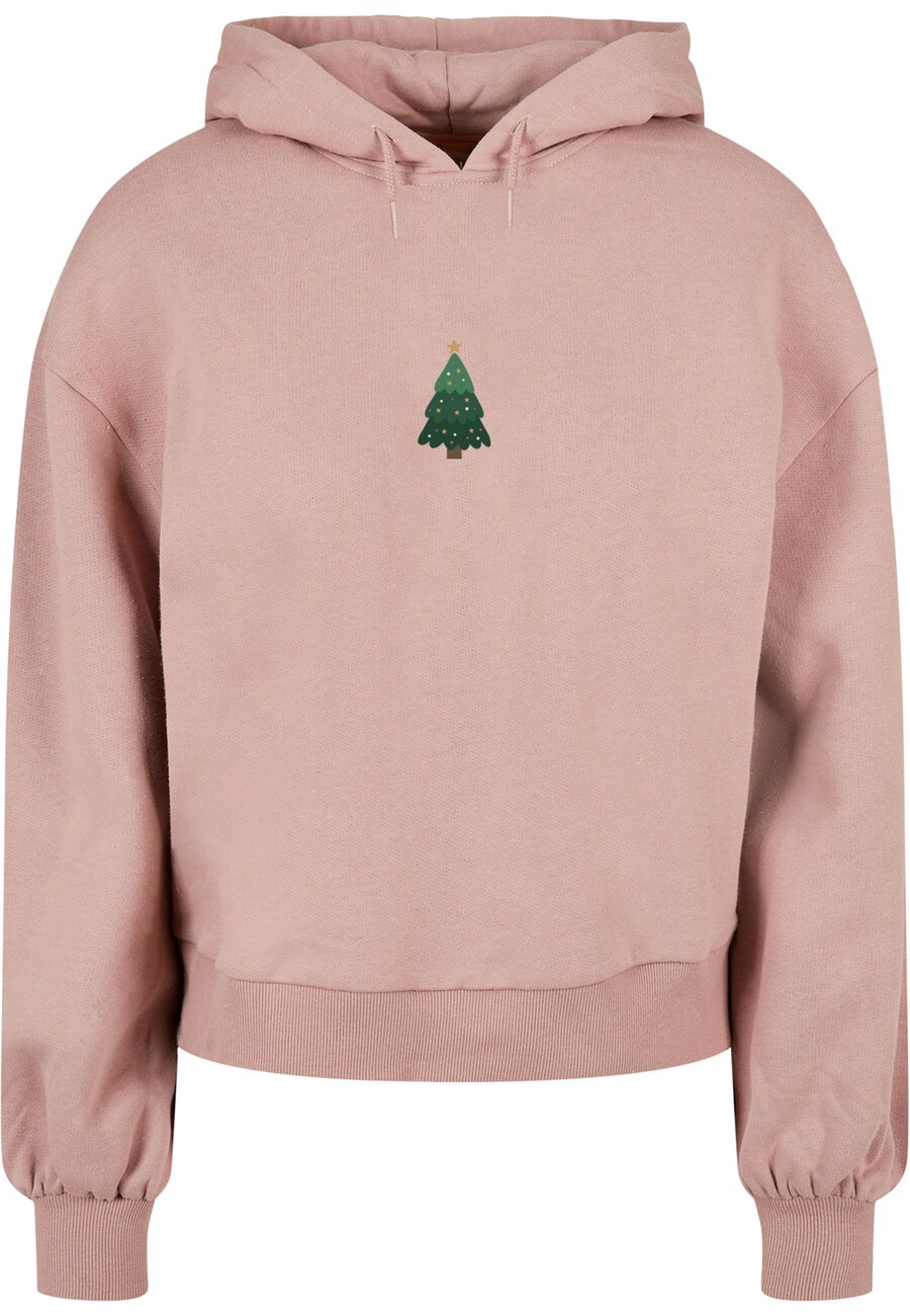 

Толстовка Merchcode Christmas Holly Jolly Mood, розовый