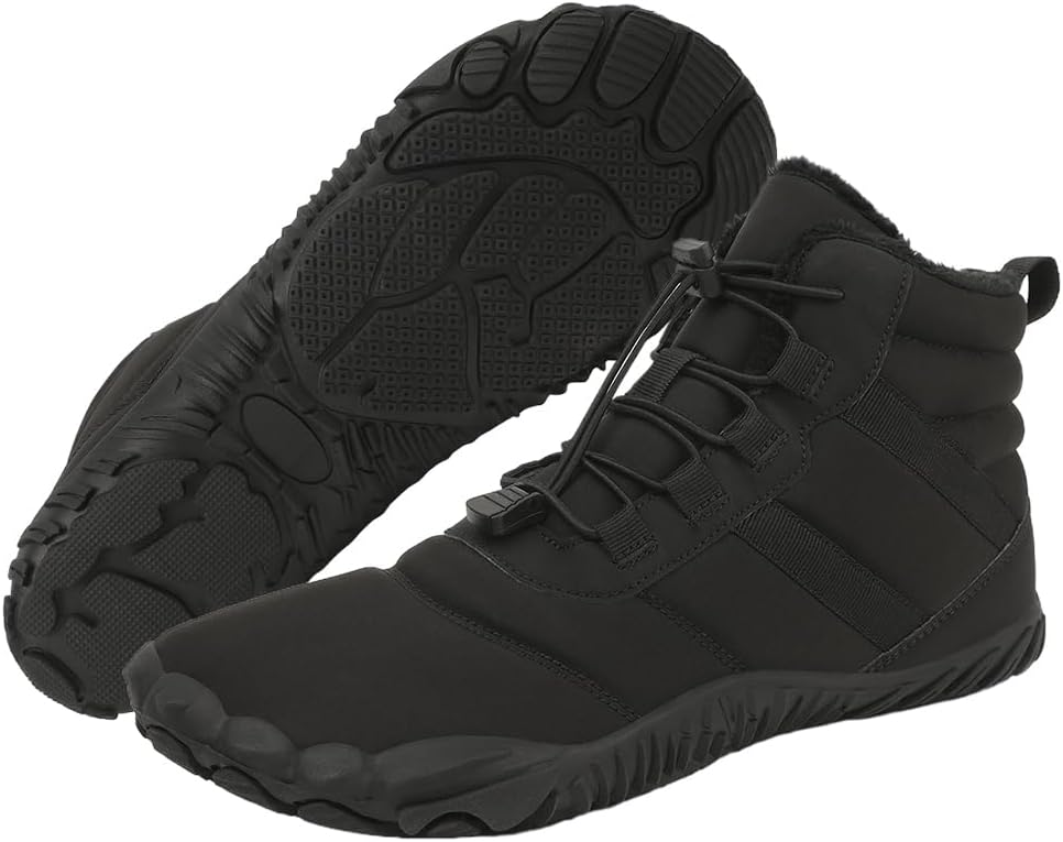 

Зимние женские ботинки FANGARDEN для женщин, зимняя обувь для мужчин, походные ботинки с удобным теплым мехом, ботильоны на молнии, водонепроницаемые короткие ботинки, черный