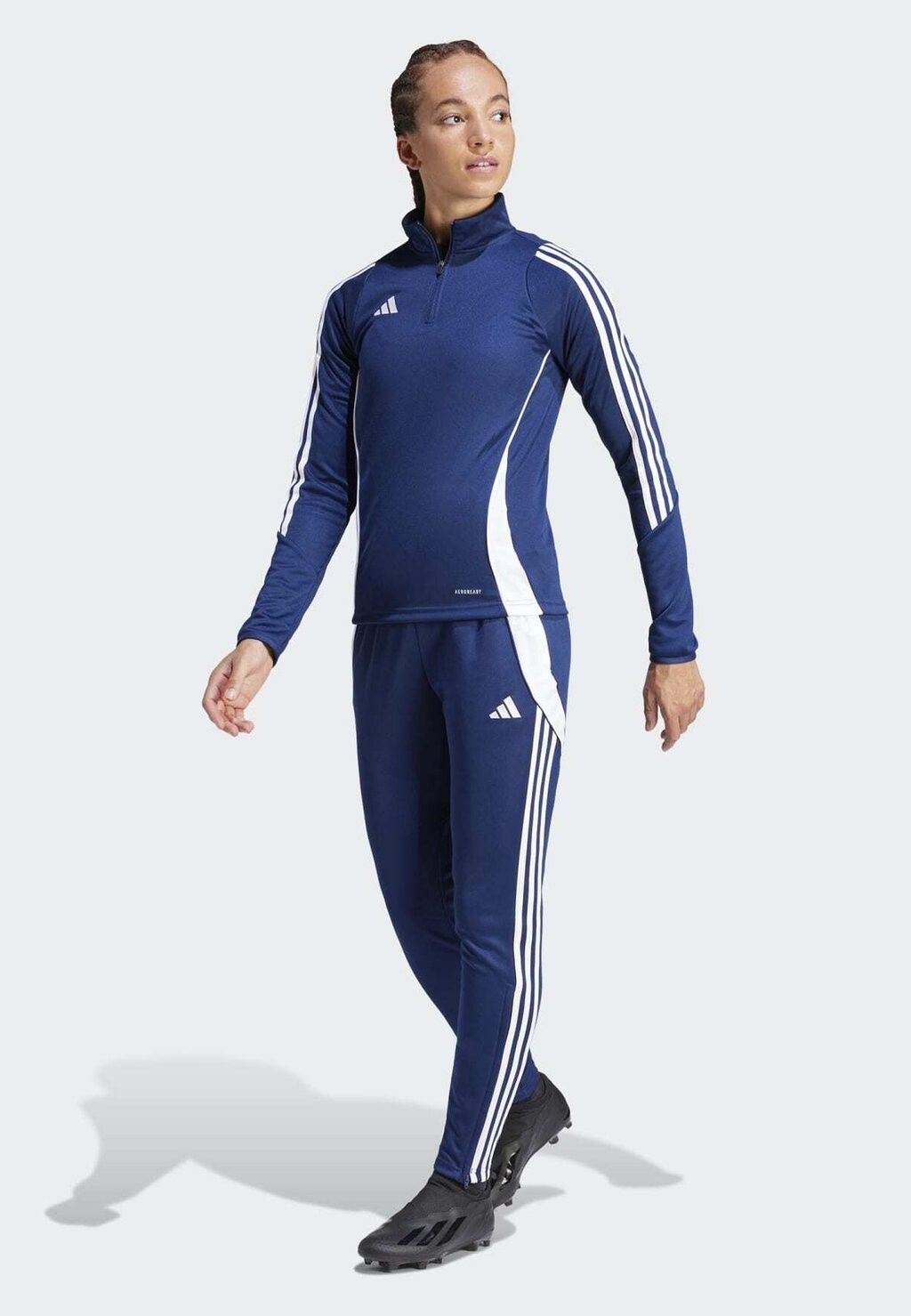 Топ с длинными рукавами TIRO24 TRAINING adidas Performance, цвет team navy blue white — фото 2