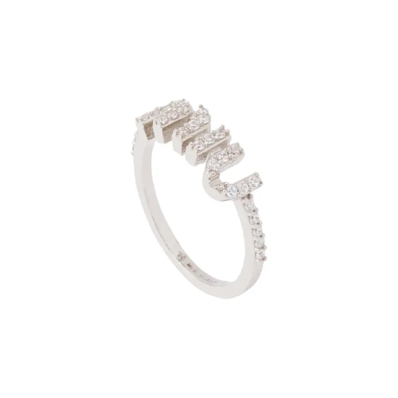 

MIU MIU Серебряные металлические кольца для женщин Silver