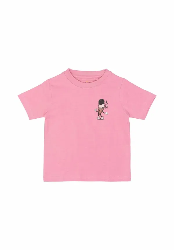 Футболка Tundra s s tee print t-shirt The New Siblings, кашемировая роза — фото 3