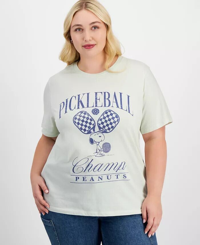 

Трендовая футболка Pickleball размера плюс Grayson Threads, The Label, зеленый