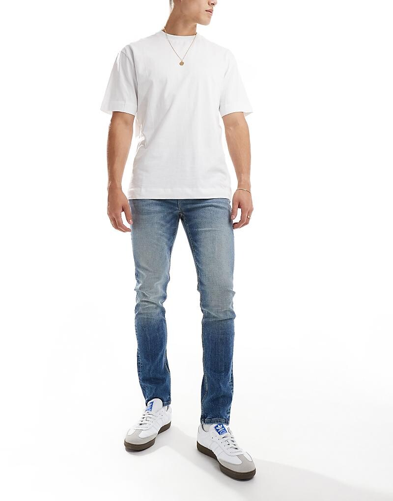 

ASOS DESIGN – темно-синие винтажные джинсы скинни