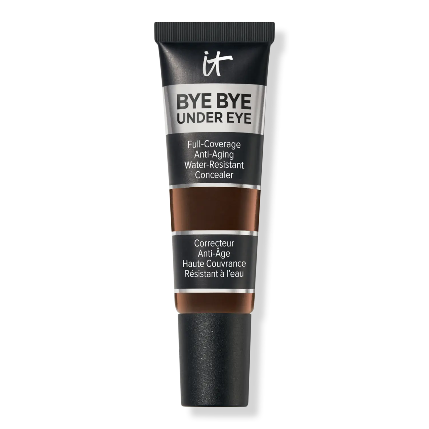 

Водостойкий антивозрастной консилер Bye Bye Under Eye с полным покрытием IT Cosmetics, 45.5 Deep Ebony (cool undertone)