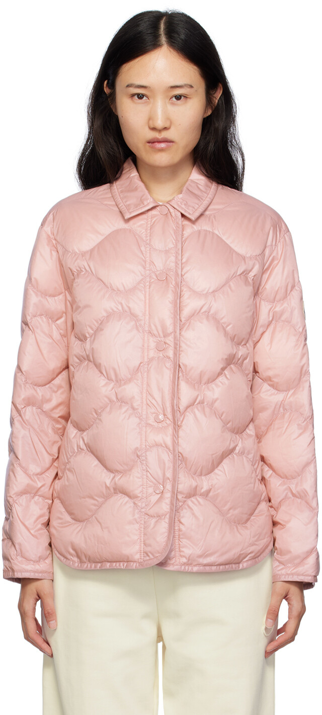 

Moncler Розовый стеганый пуховик, Розовый;красный, Moncler Розовый стеганый пуховик