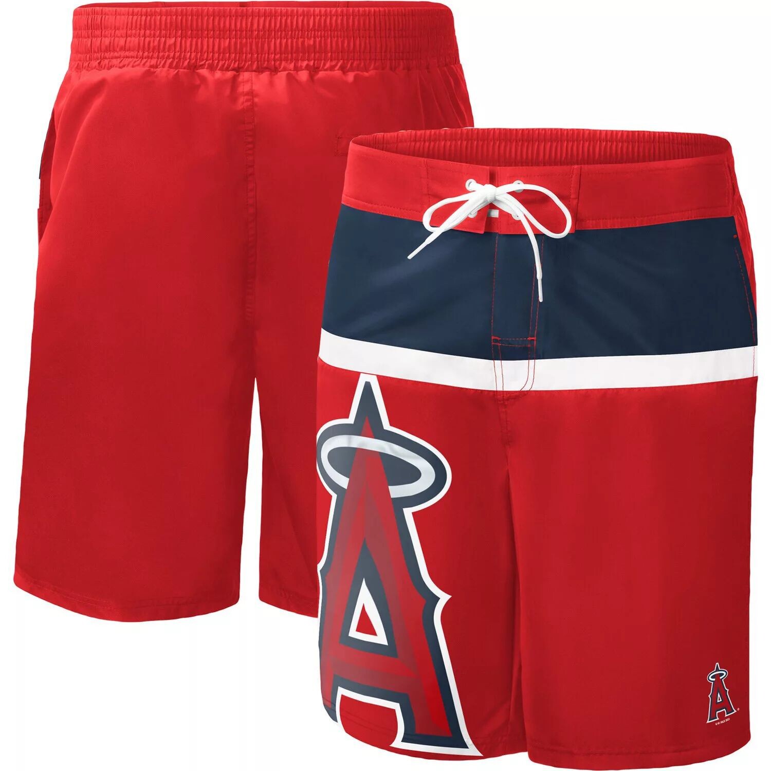 

Мужские спортивные шорты Carl Banks Red Los Angeles Angels Sea Wind Swim Shorts G-III