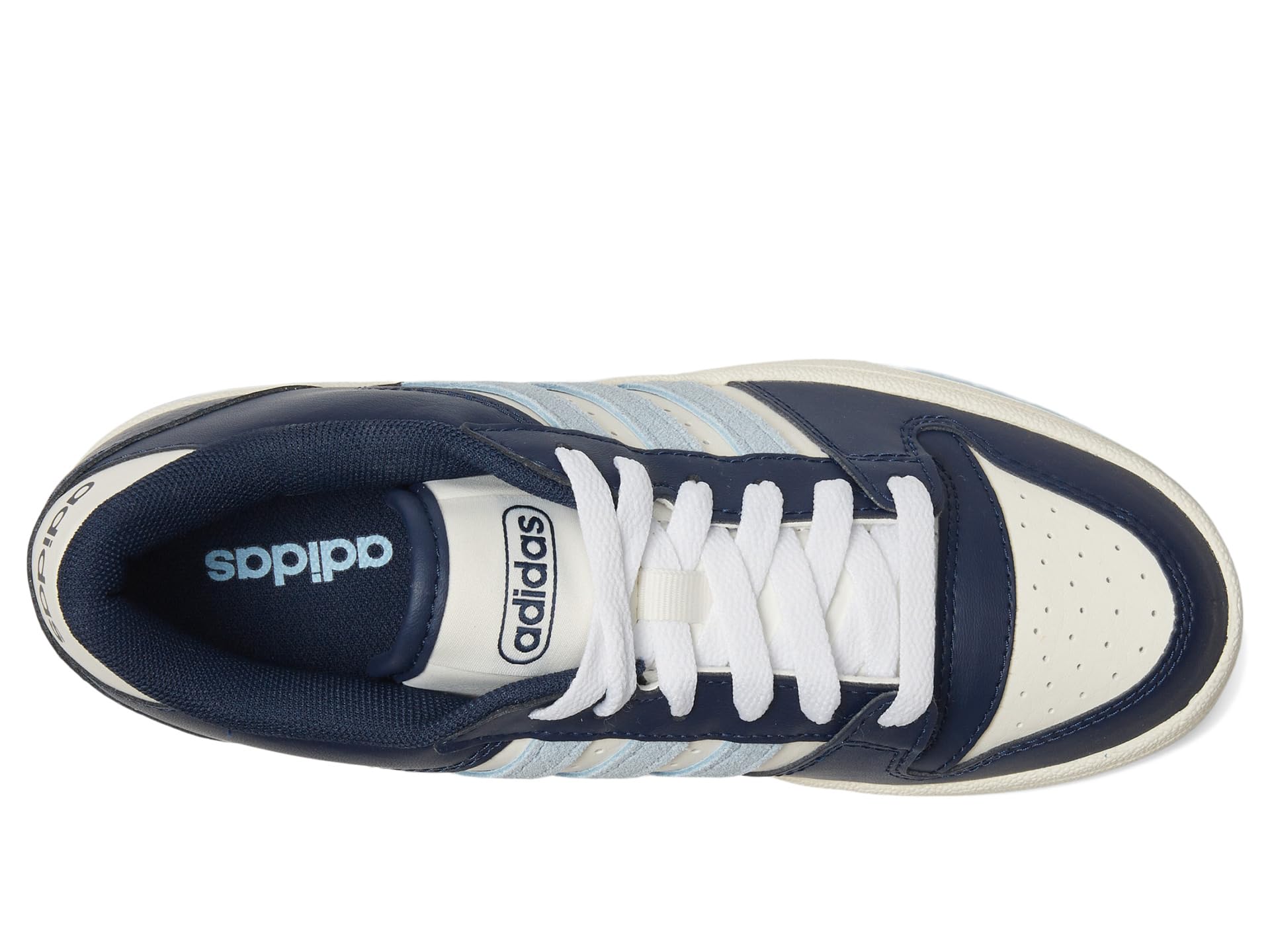 Кроссовки Adidas Kids Turnaround Basketball Shoes, Collegiate Navy/Clear Sky/White — фото 2