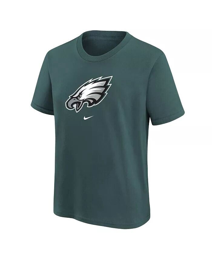 Футболка с логотипом Big Boys Midnight Green Philadelphia Eagles Nike — фото 3