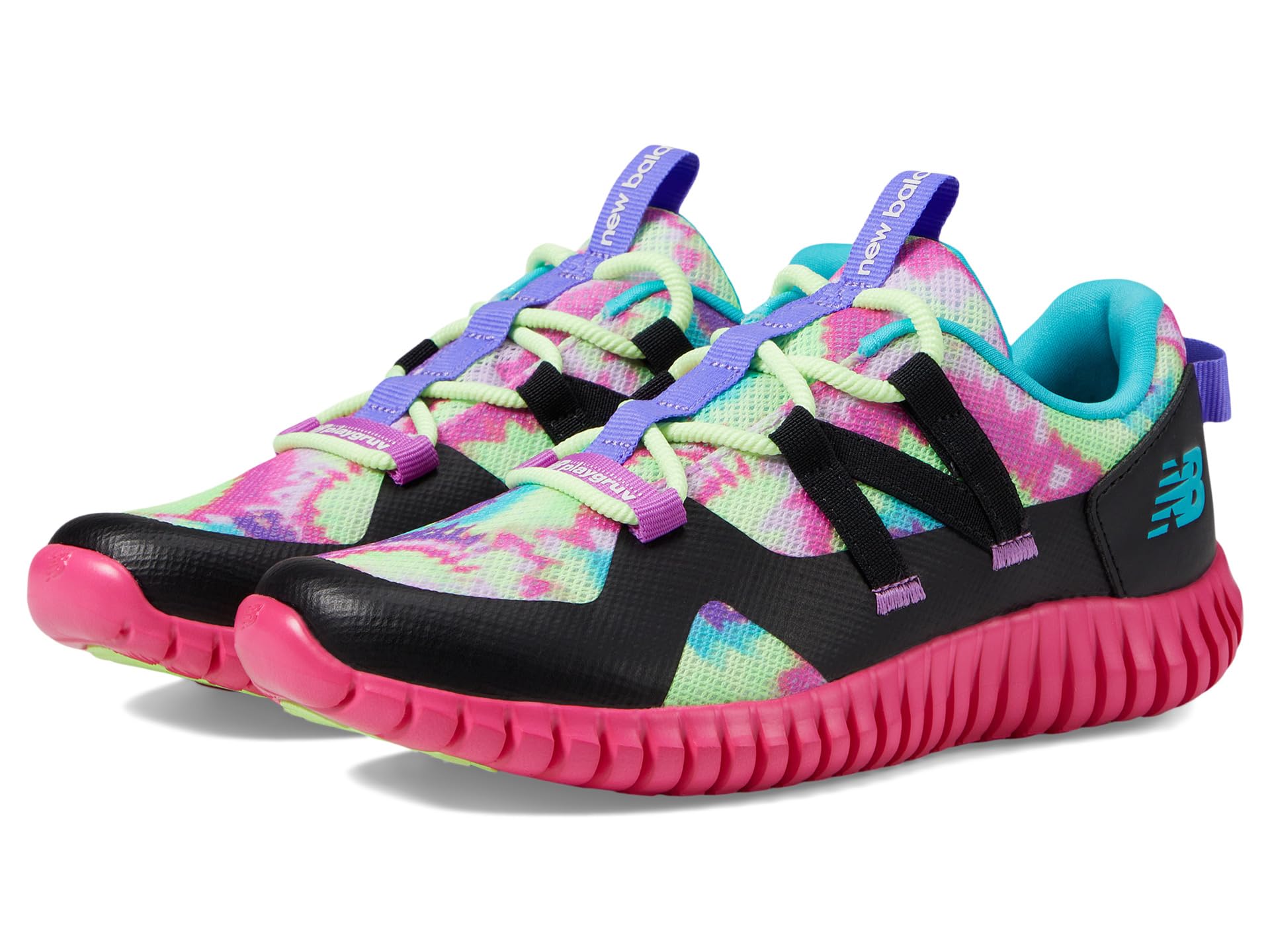 

Кроссовки New Balance Kids Playgruv v2 Bungee, цвет Hi-Pink/Black
