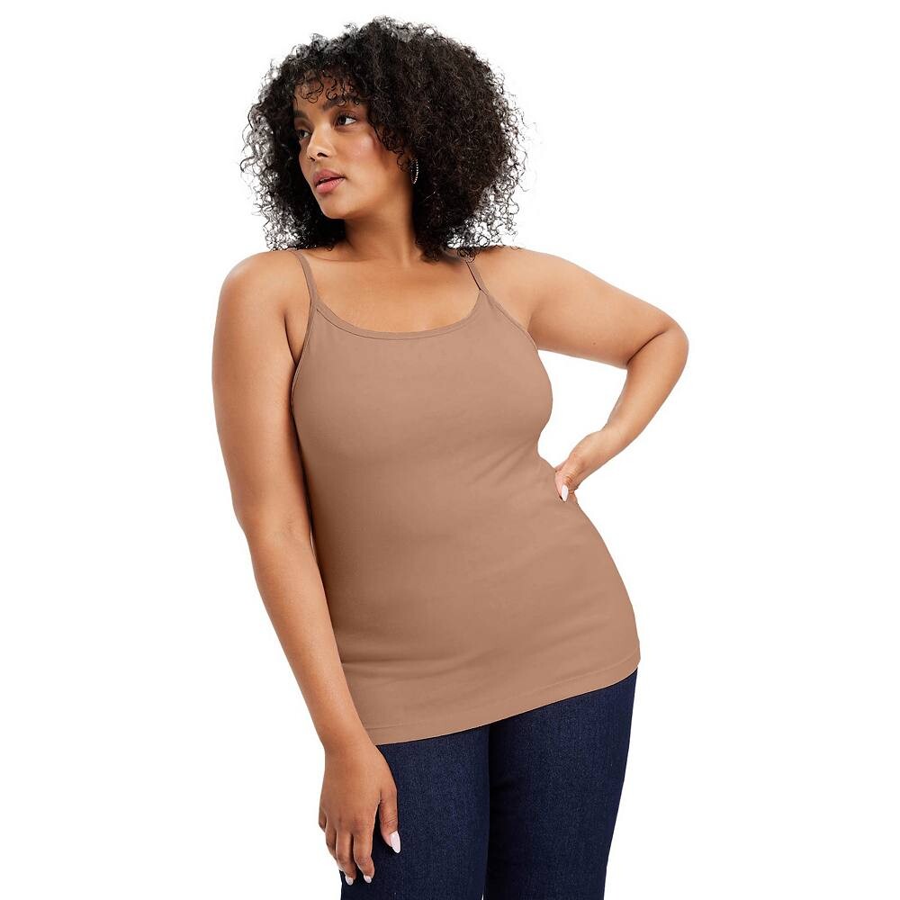 

Женский бюстгальтер-майка June + Vie Plus Size One+only June+Vie, цвет Brown Sugar