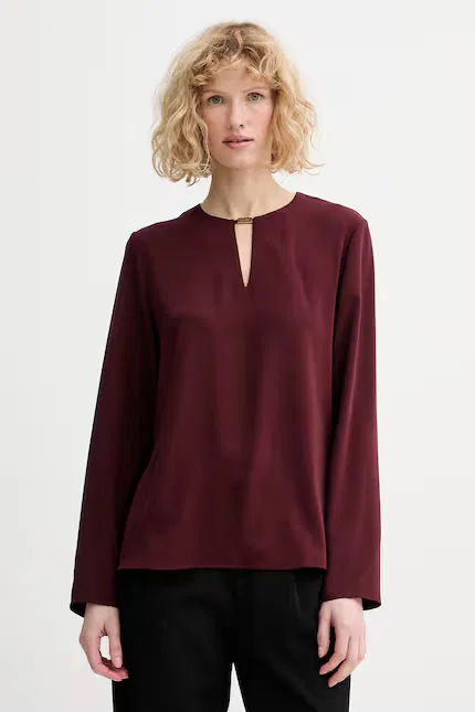 Блузка из полиэстера Calvin Klein, синий