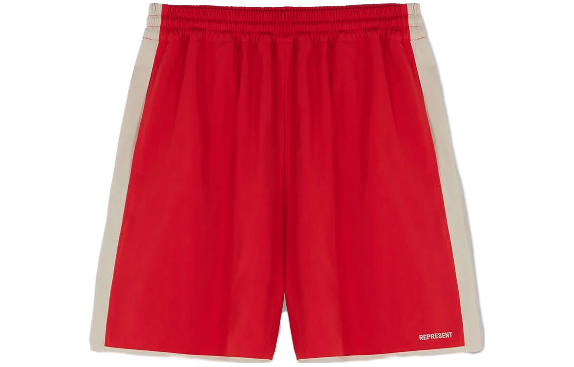 

Футболка с контрастной отделкой Track Shorts REPRESENT, красная