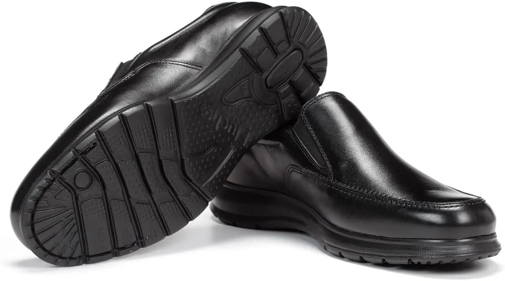 Мягкие черные удобные туфли Fluros Zeta F0603, Soft N Fluchos — фото 4