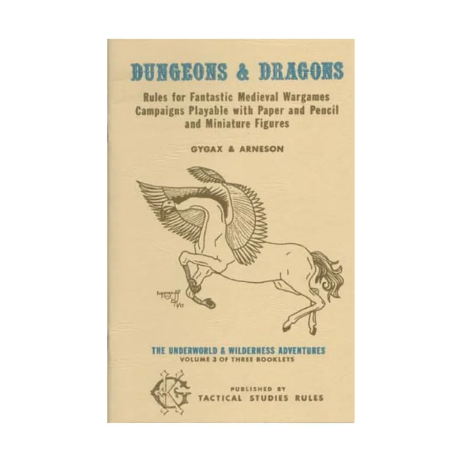 

Dungeons & Dragons Volume #3 - The Underworld & Wilderness Adventures, Basic Dungeons & Dragons (Original Edition) - Box Sets & Core Rules, мягкая обложка
