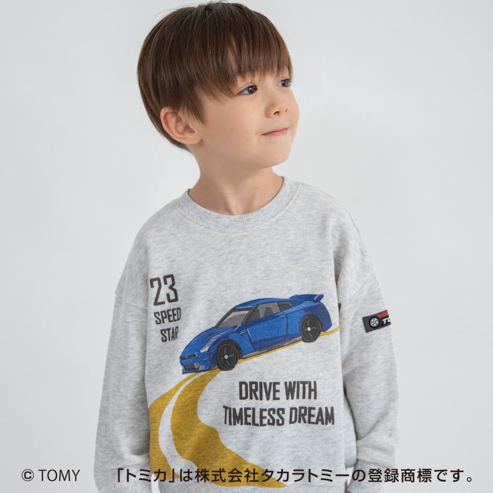 Толстовка с принтом TOMICA/Tomica* Branshes, Heather Gray