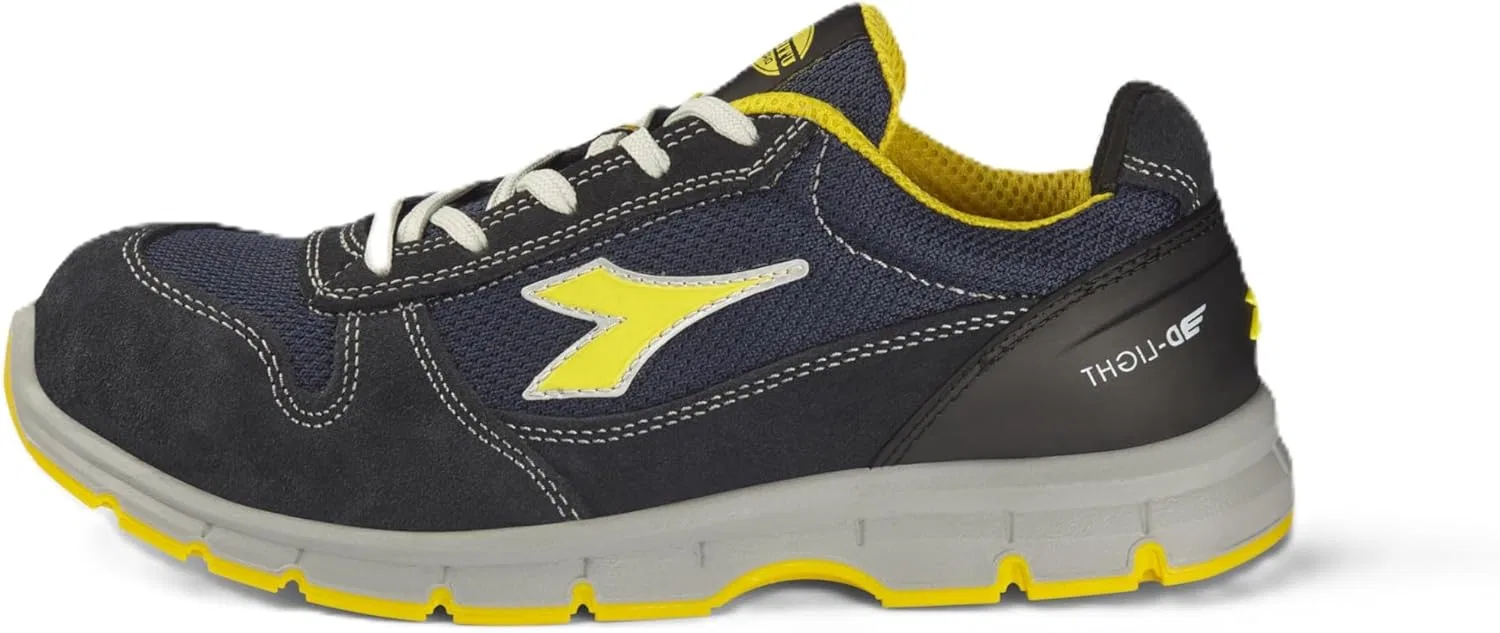 Рабочие кроссовки Utility Diadora - низкие рабочие кроссовки Run Text Low S1P SRC ESD для мужчин и женщин, Dark Navy Dark Navy