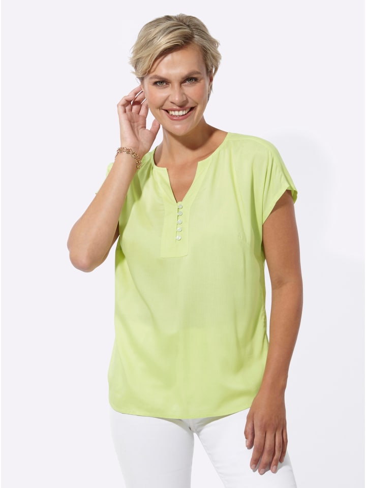 

Блузка без застежки фисташкового цвета WITT WEIDEN