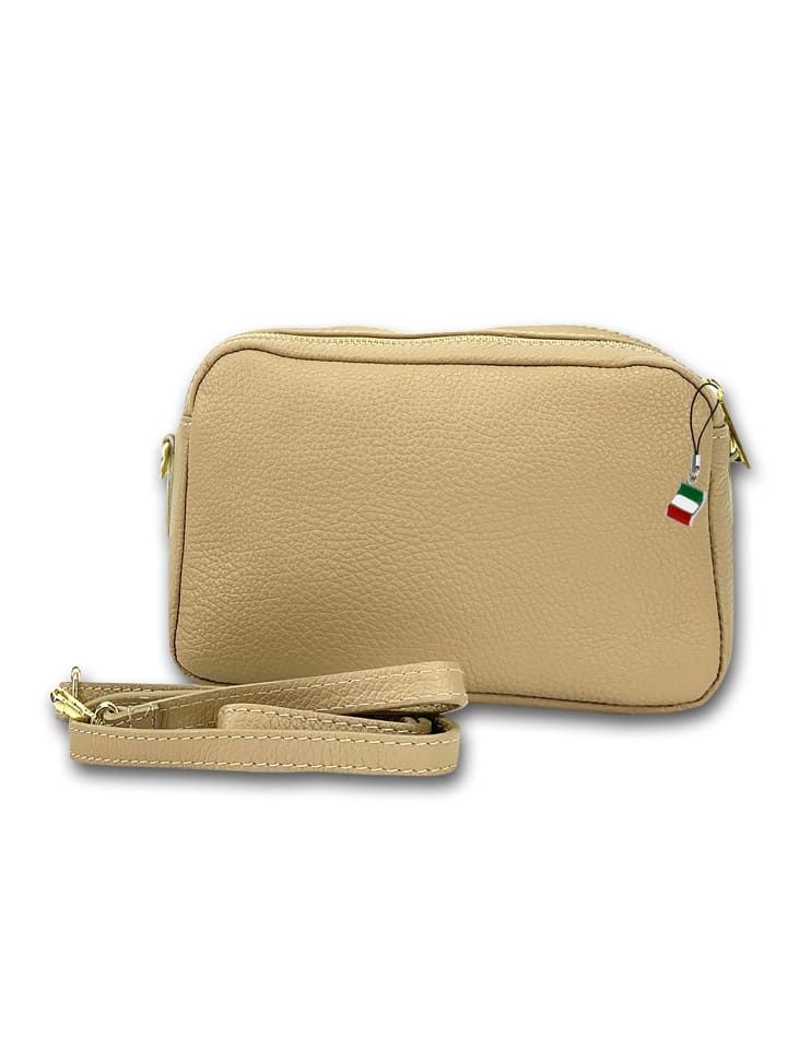 

Кожаная сумка через плечо Florence бежевого, серо-коричневого цвета, примерно 22 см Florence