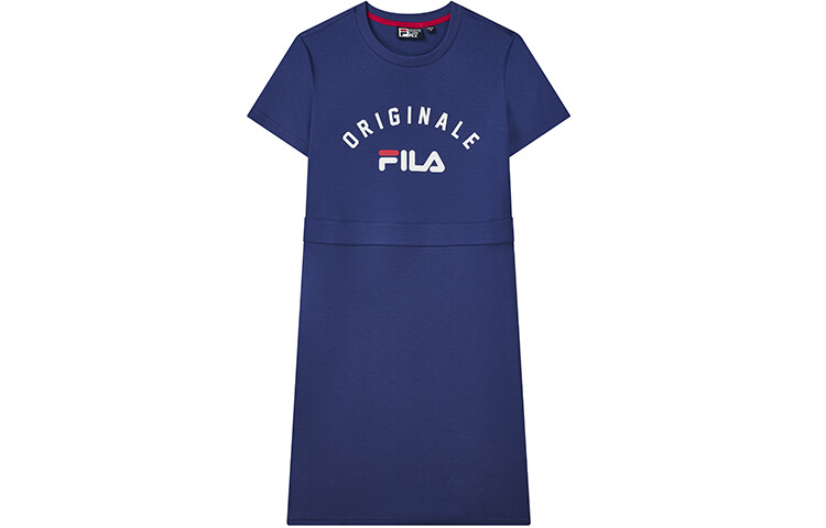 

Платье с короткими рукавами женское Glow Purple Blue Fila