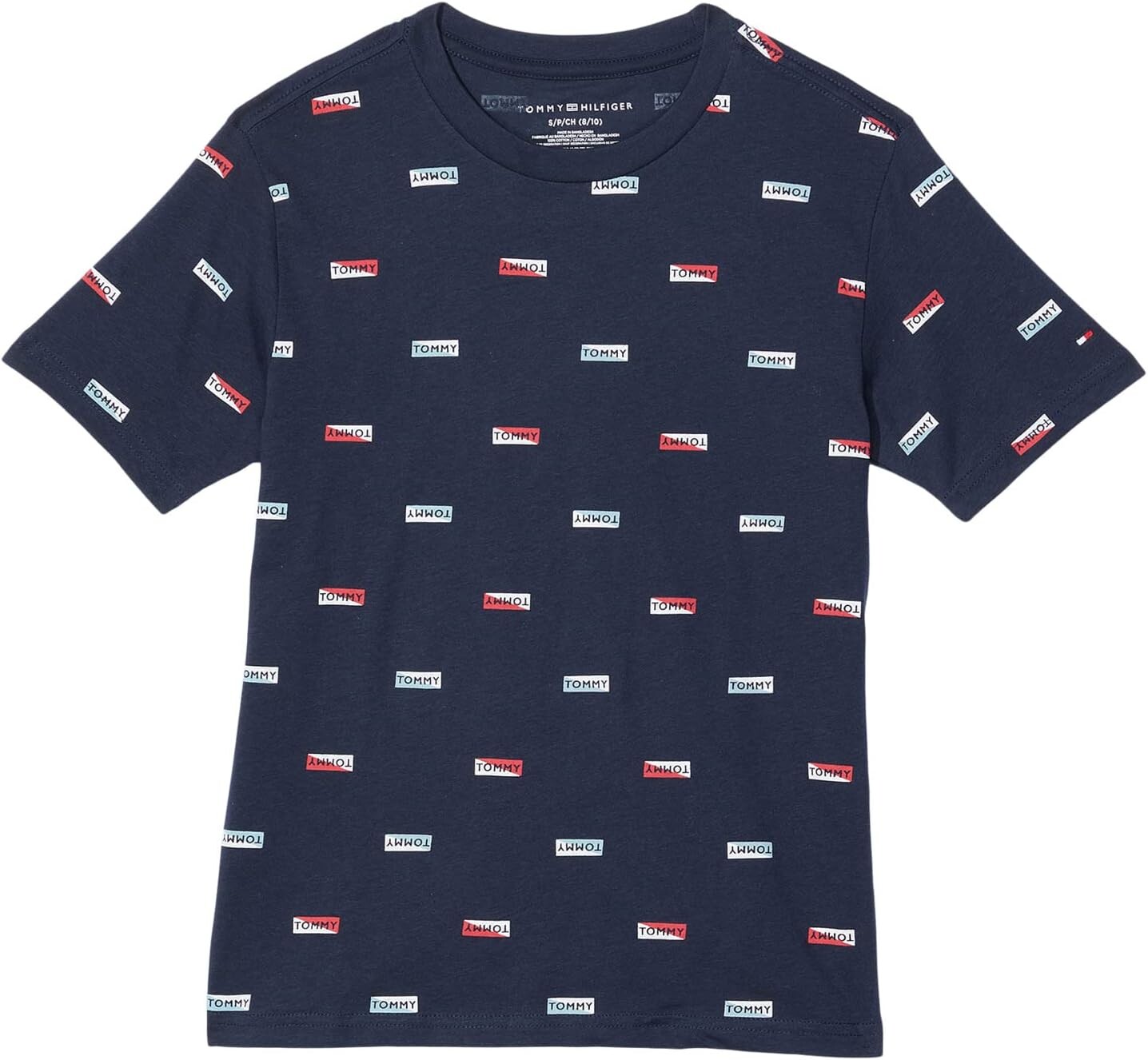 

Футболка Tommy Hilfiger Postal Print Short Sleeve T-Shirt, цвет Navy Blazer