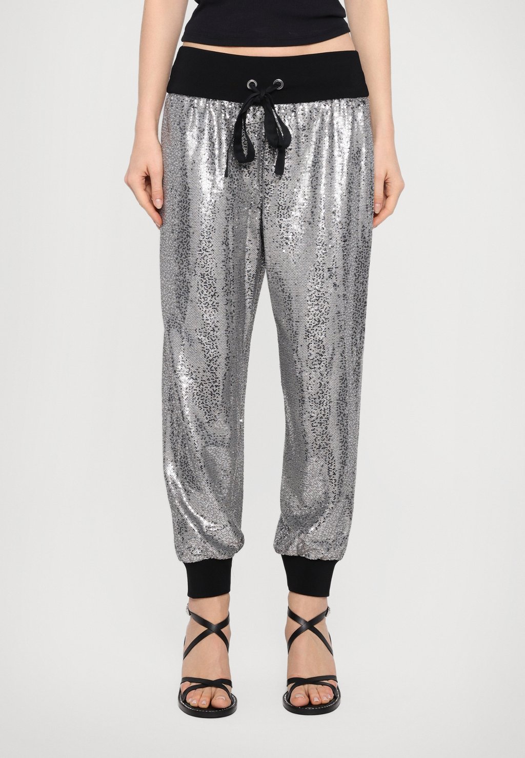 

Брюки SEQUIN GILES PANT Cinq à Sept, серебряный