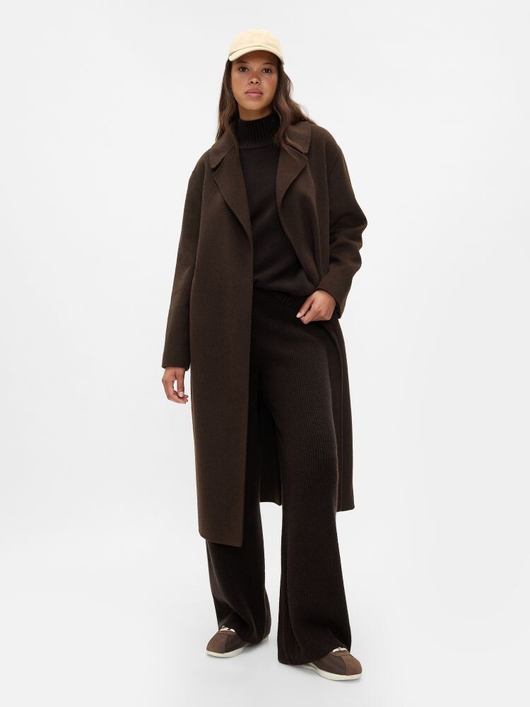 

Брюки cashsoft трикотажные. Gap, коричневый
