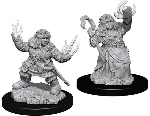 

Миниатюра WizKids/NECA Pathfinder Battles Deep Cuts Unpainted Minis: W7 Female Dwarf Summoner