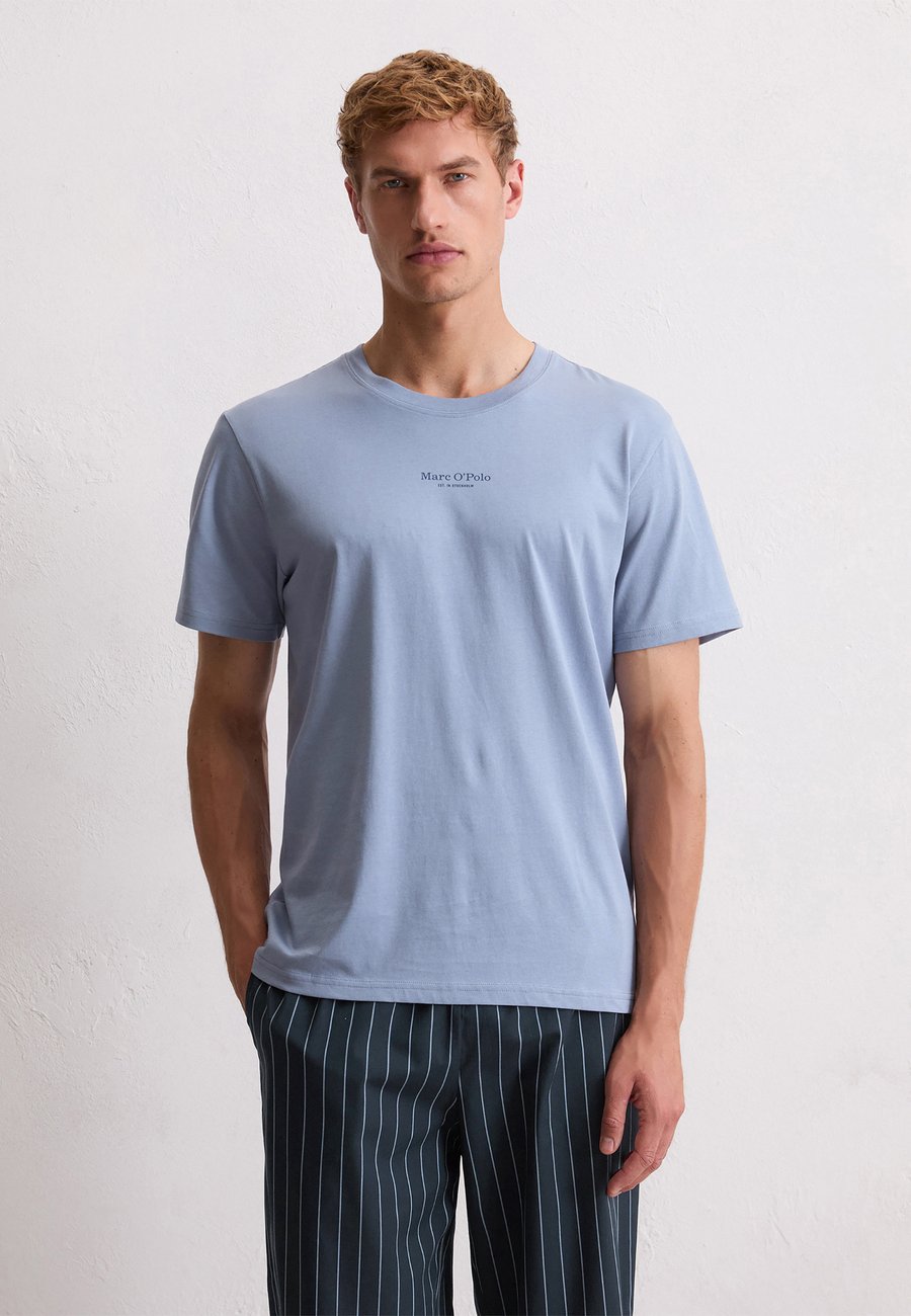 

Футболка Marc O'Polo Basic T-shirt, Country Blue/Blue, Синий, Футболка Marc O'Polo Basic T-shirt, Country Blue/Blue