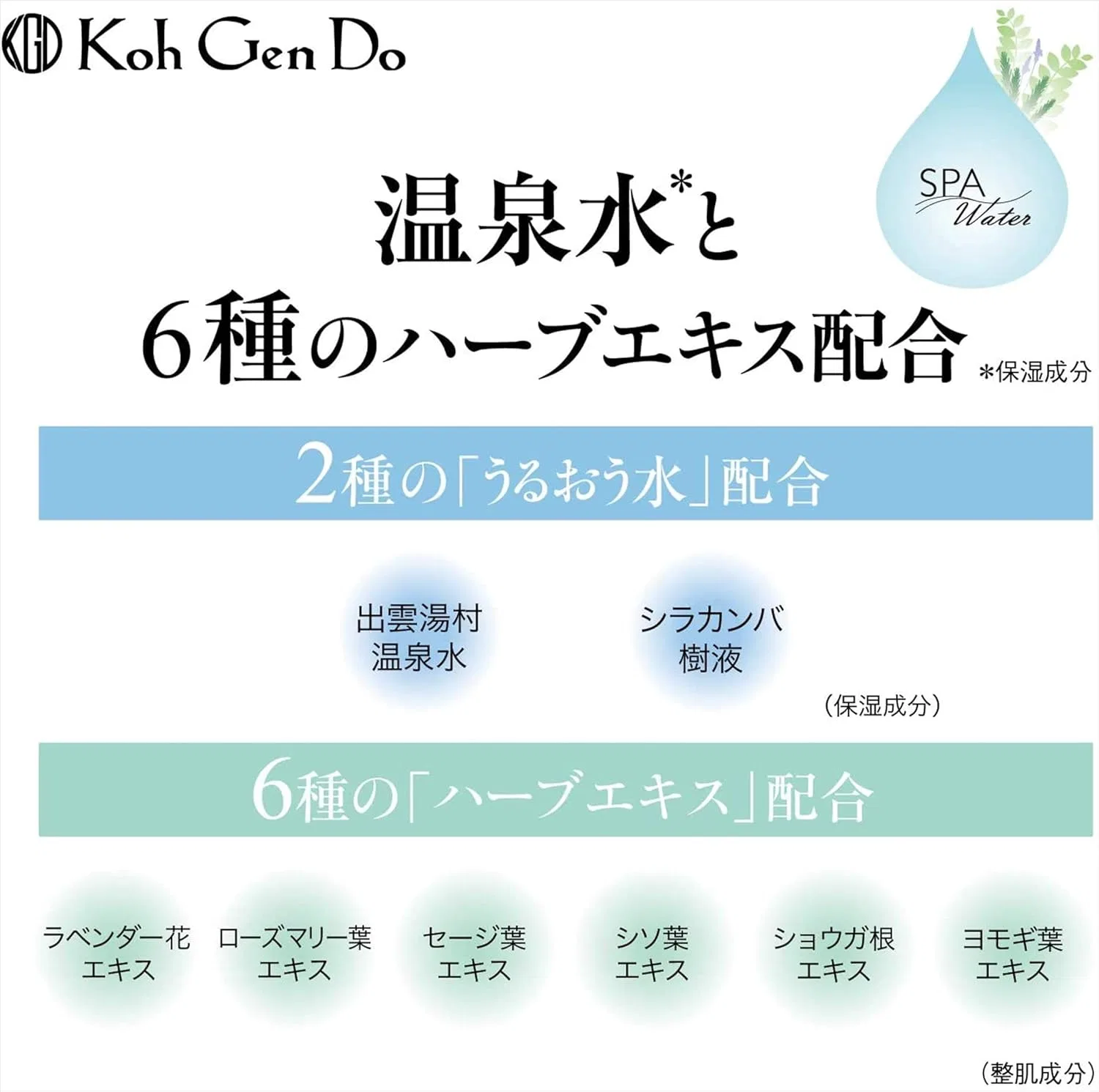 Средство для снятия макияжа Koh Gen Do — Kogendo Cleansing Water, 500 мл — фото 4