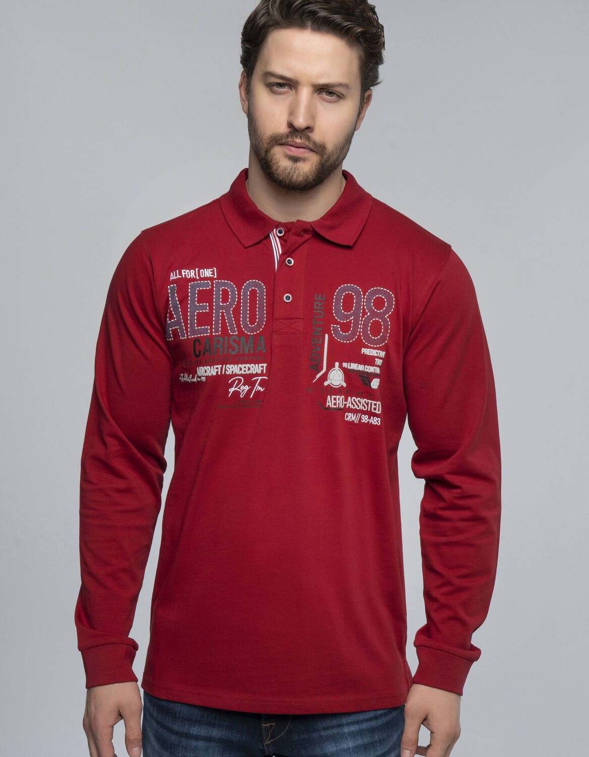 

Поло CARISMA Longsleeve, красный