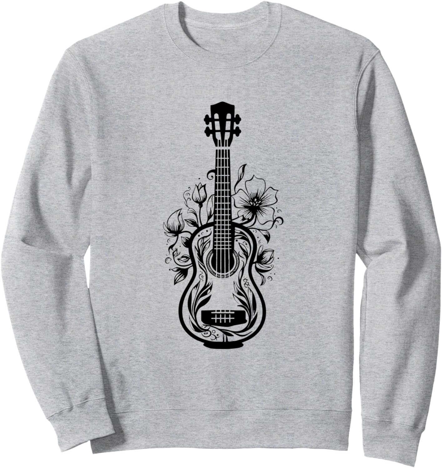 

Толстовка с изображением укулеле и гитары Funny Ukulele Lover Shirts And Gifts, серый