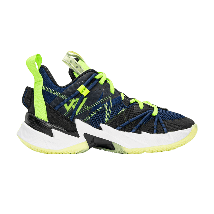 

Кроссовки Jordan Why Not Zer0.3 SE GS 'Lime Blue Void', черный