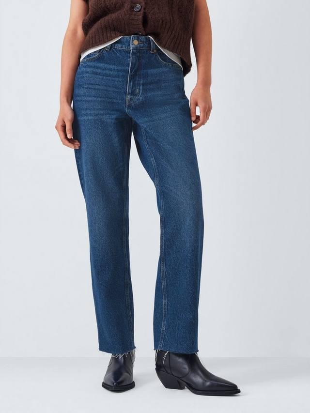 

Прямые джинсы средней посадки AND/OR, Mid Wash Blue