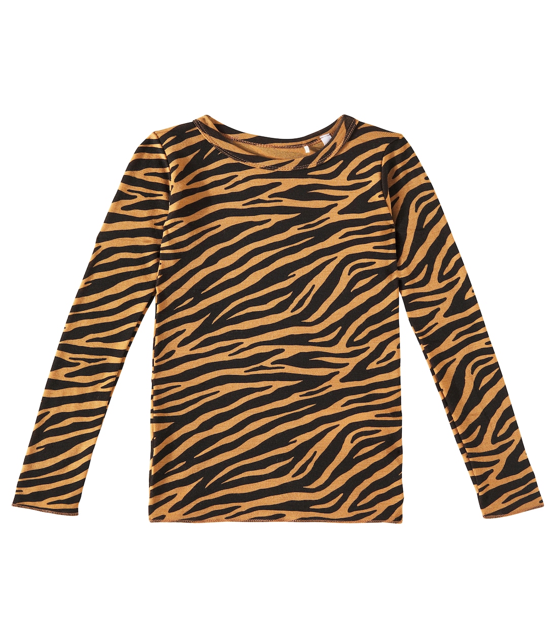

Шерстяной топ с принтом зебры Рианны Molo, Zebra Wool