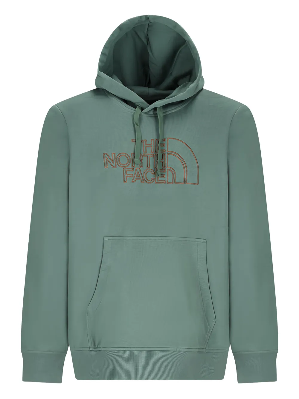 

Худи с вышитым логотипом The North Face, синий