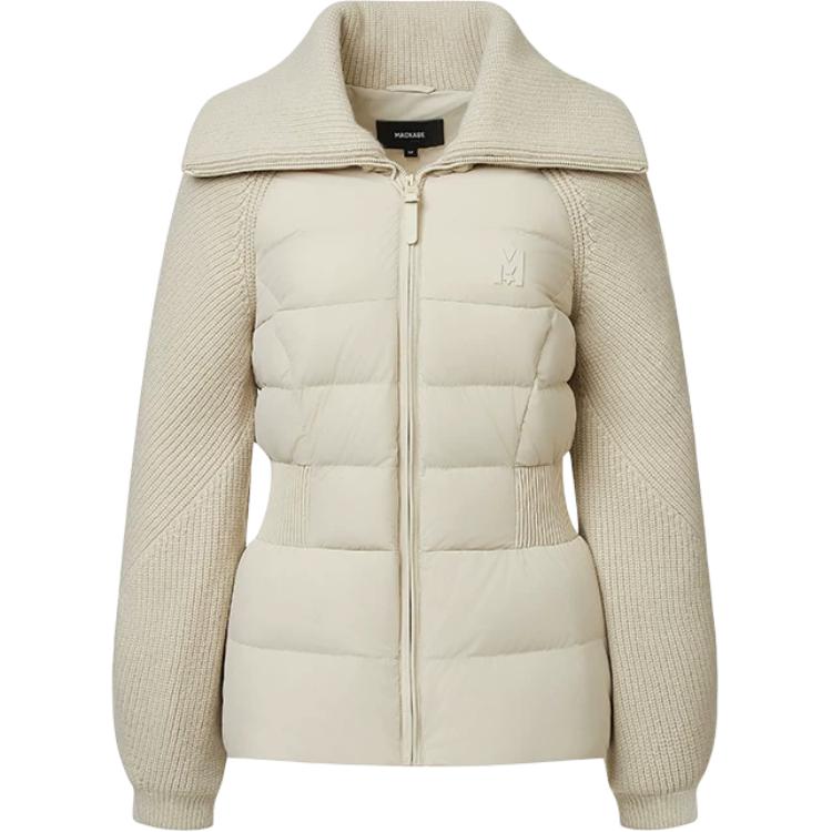 

MACKAGE Фокси куртка в смешанной технике, Light Coffee