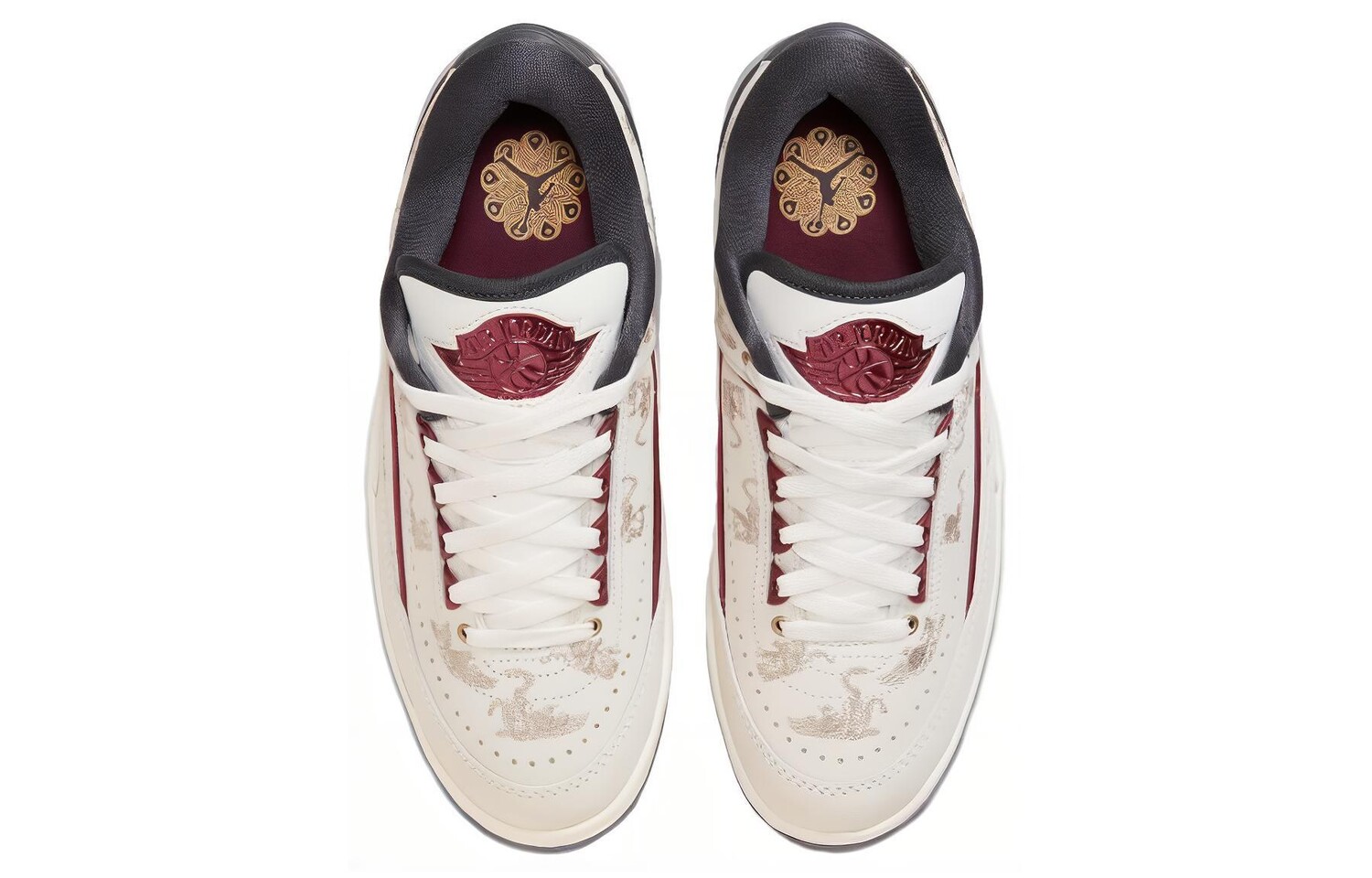 Jordan Air Jordan 2 Винтажные баскетбольные кроссовки женские, White — фото 4