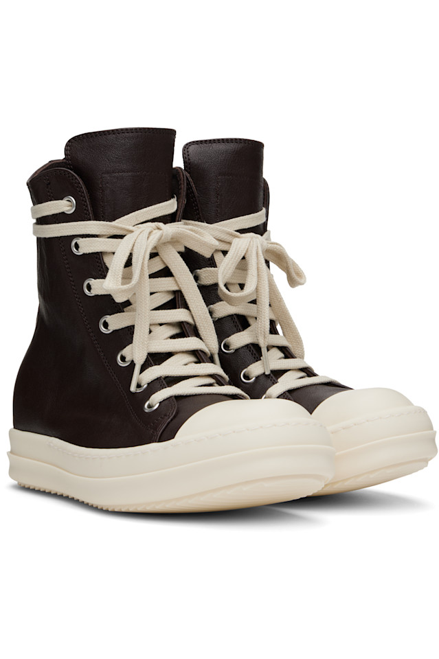Кроссовки из козьей кожи Hollywood Rick Owens, мультиколор — фото 4