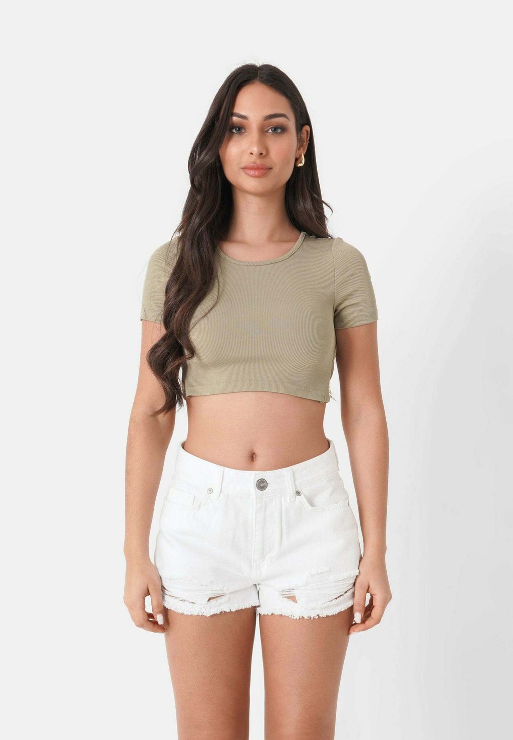 

Базовая футболка BACKLESS Sixth June, хаки