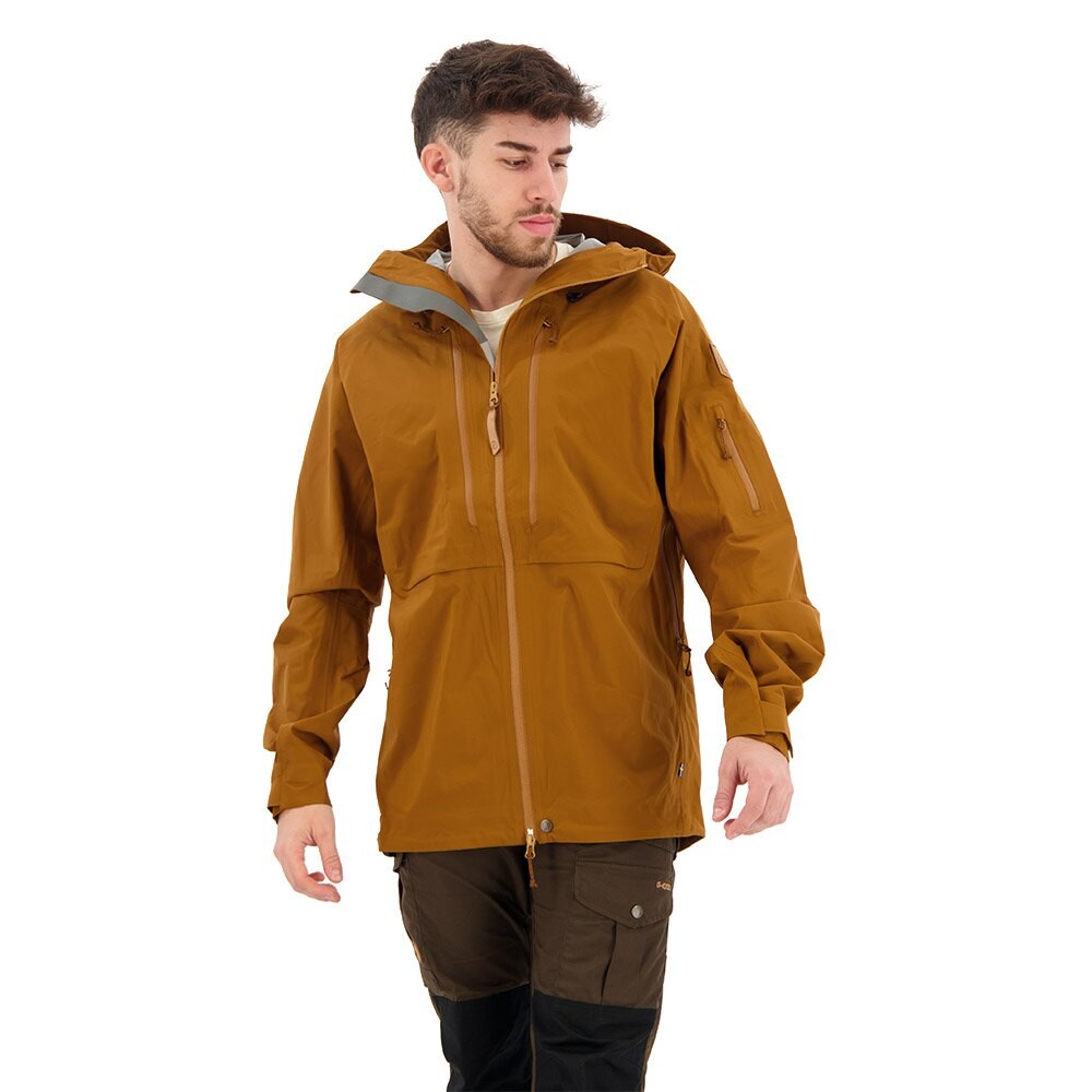 

Куртка Fjällräven Keb Eco-Shell, коричневый