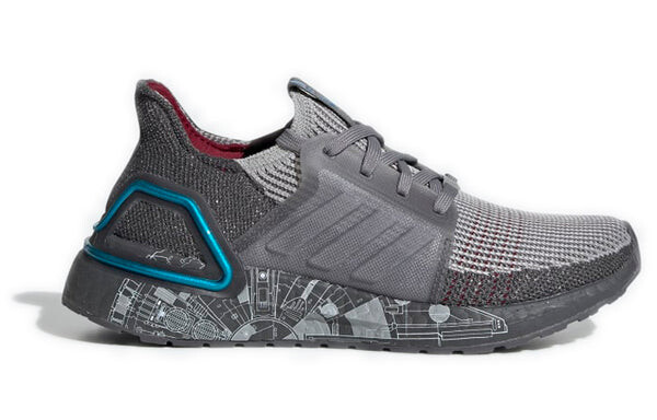 Кроссовки star wars x ultraboost 19 j Adidas, черный — фото 2