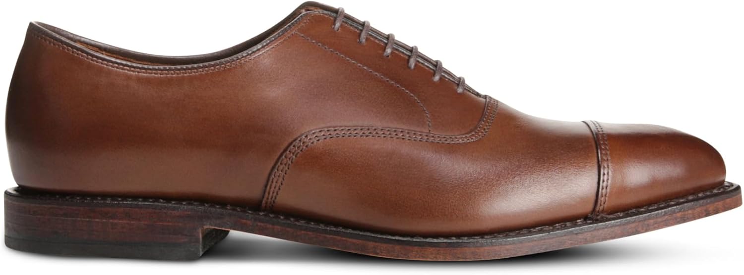 Мужские оксфорды Allen Edmonds Park Avenue с кап-носовой частью и водоотталкивающей обработкой, Vegano Coffee — фото 3