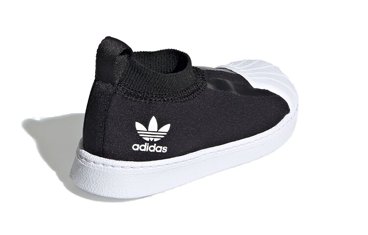 Кроссовки adidas originals Superstar Series Toddler Shoes TD Mid-top Black/white — фото 4