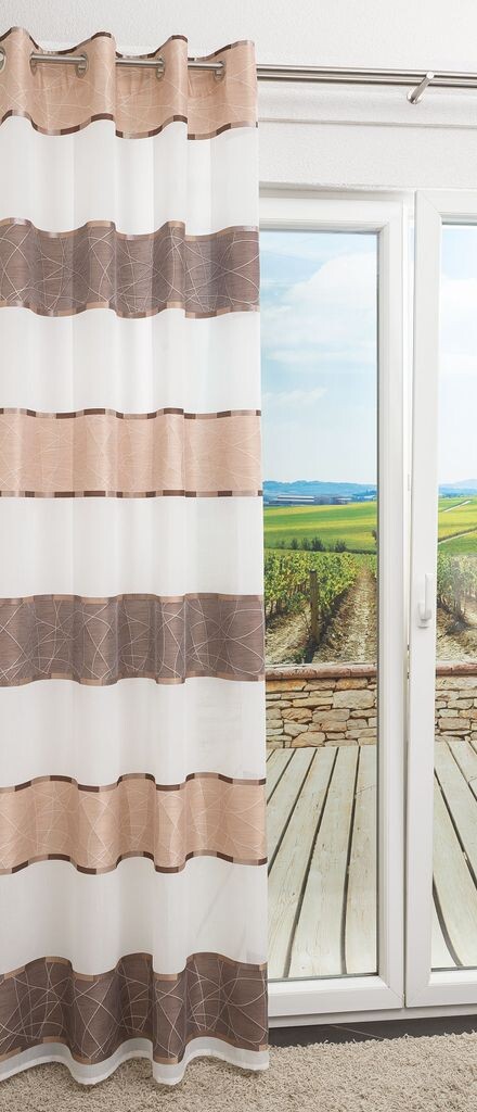 

Lysel - шарф с петельками Lysel #1W Fokka, размеры (Ш х В): 140см х 245см цвета слоновой кости/бежевого цвета., бежевый