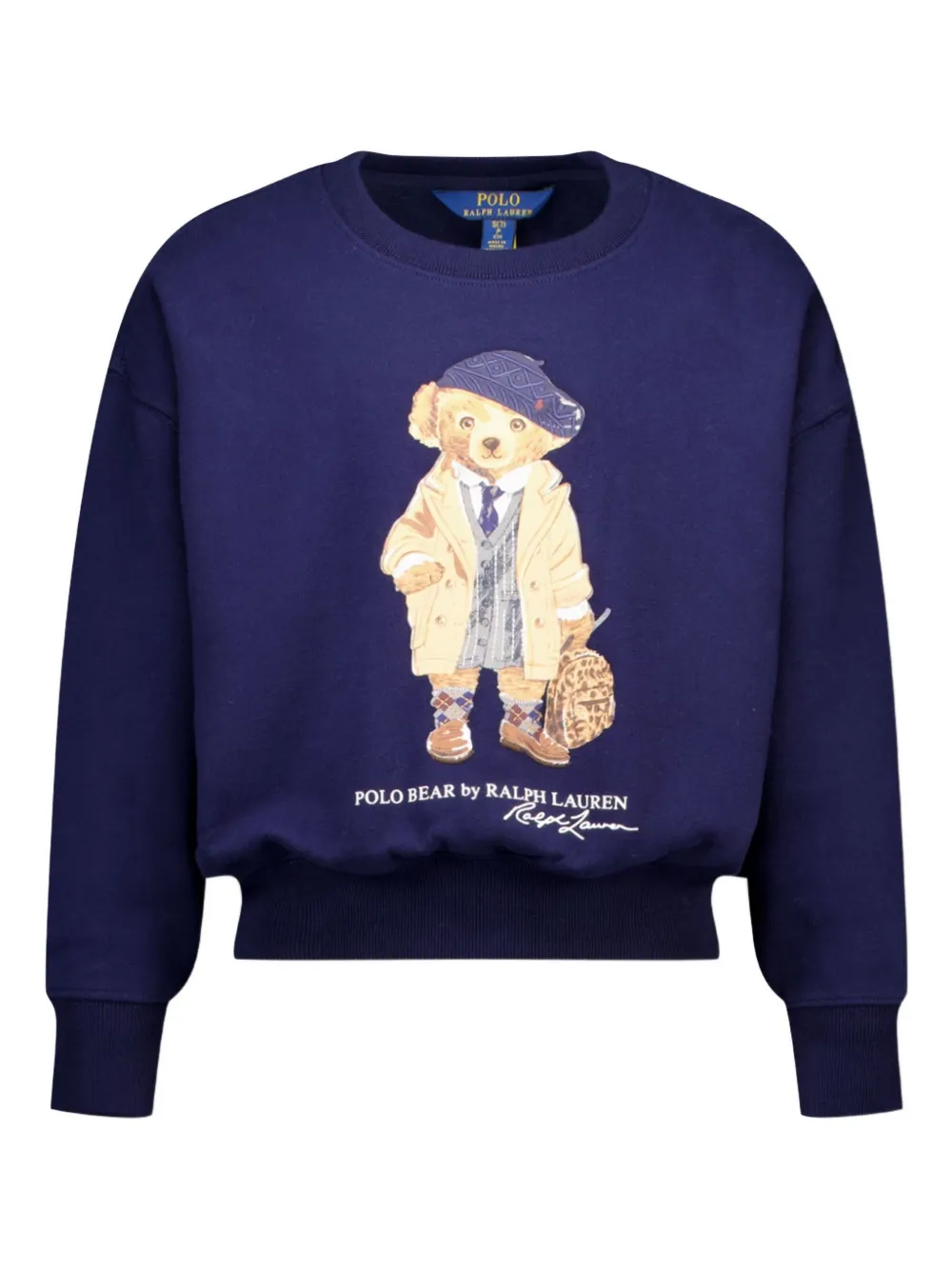 

Свитшот с мишкой Polo POLO RALPH LAUREN KIDS, синий