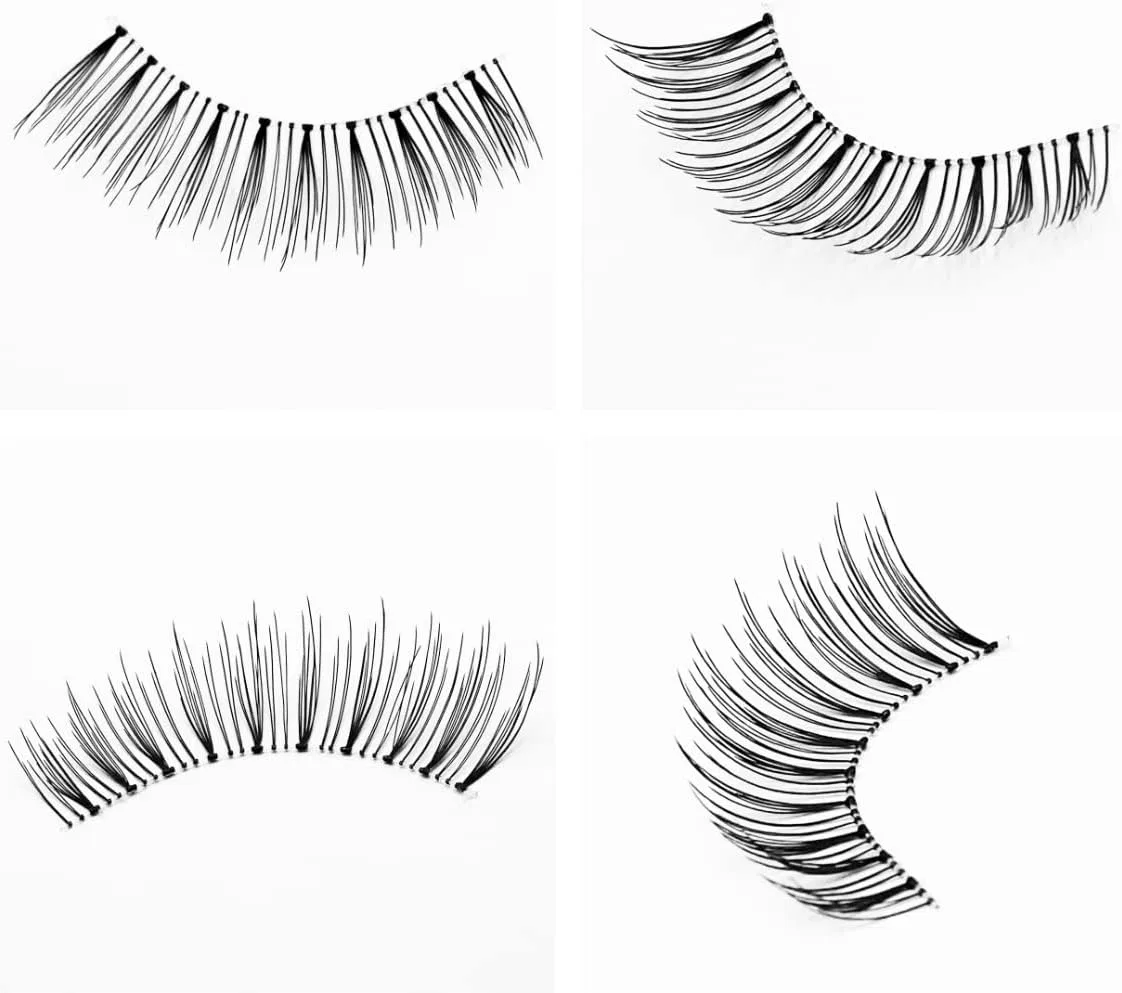 Накладные ресницы Misson Eyelash 4 пары, прозрачная основа, ультратонкие, натуральные General — фото 4
