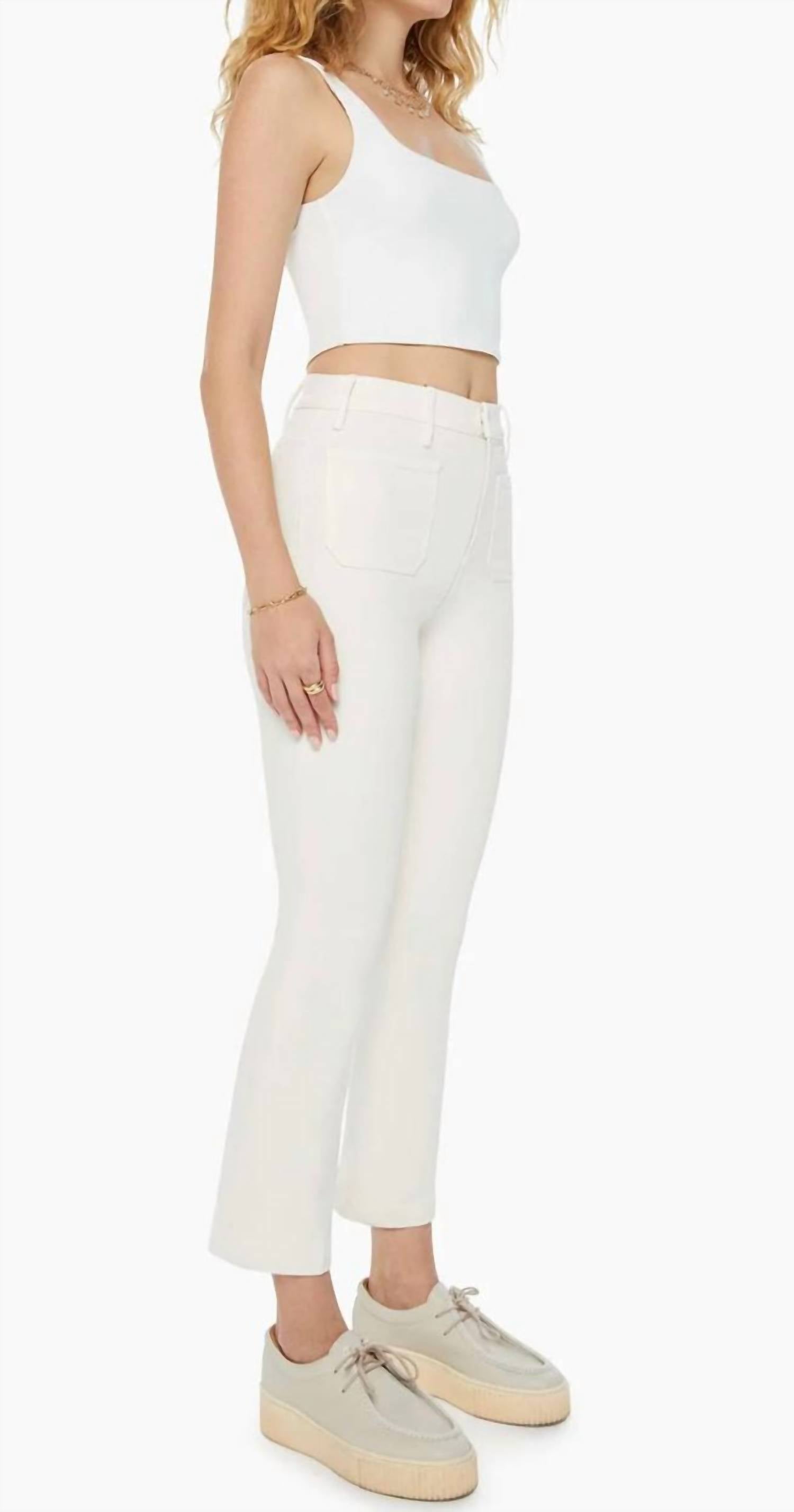 

Джинсы Hustler Patch Pocket Flood в цвете Cream Puffs Mother