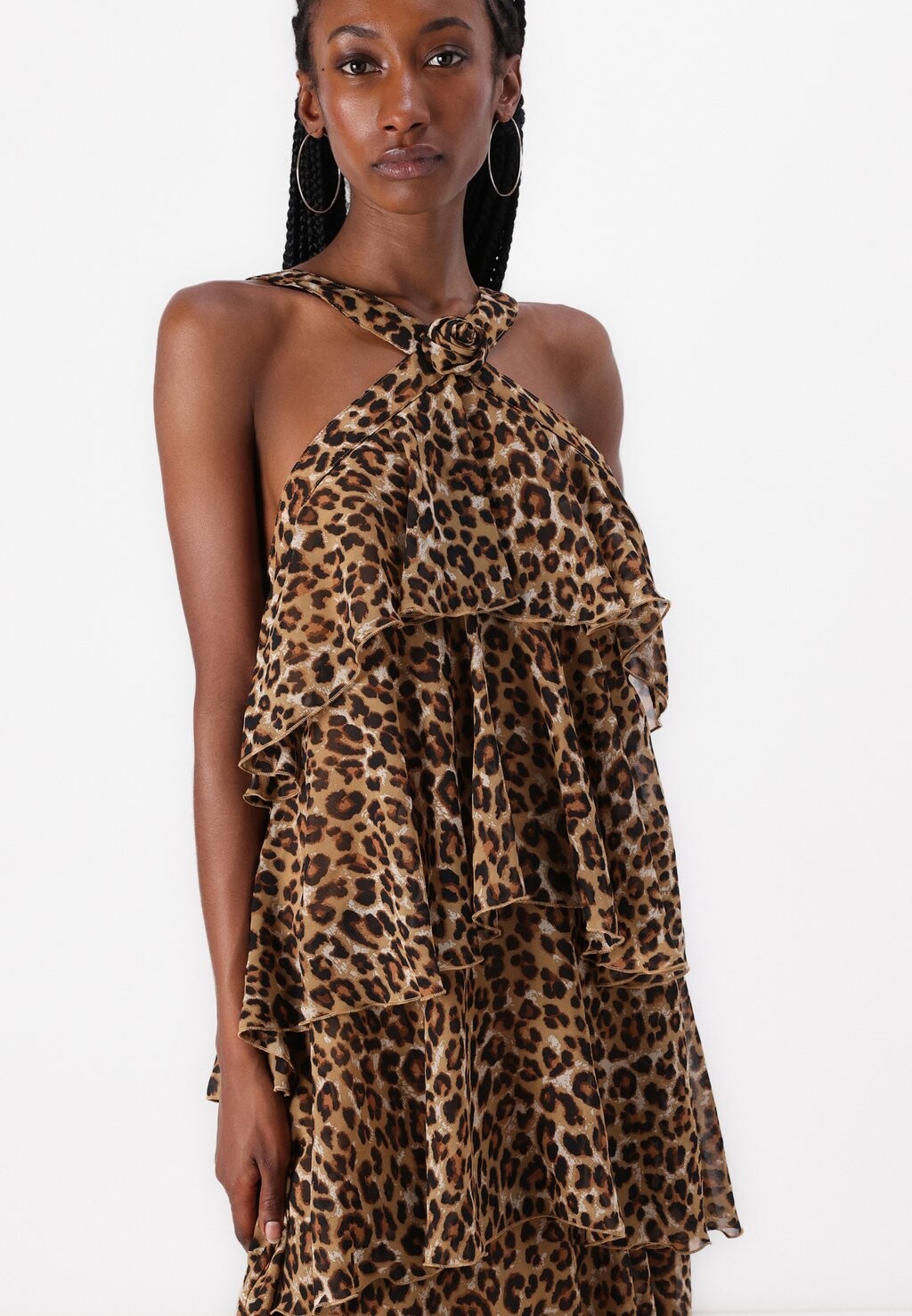 

Повседневное платье VMFELICIA RUFFLE MAXI DRESS Vero Moda, черный