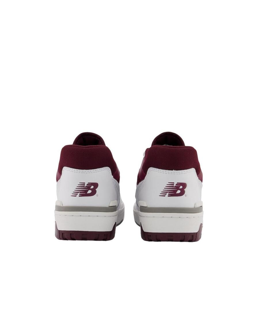 Мужские кроссовки New Balance 550 бордовые — фото 4