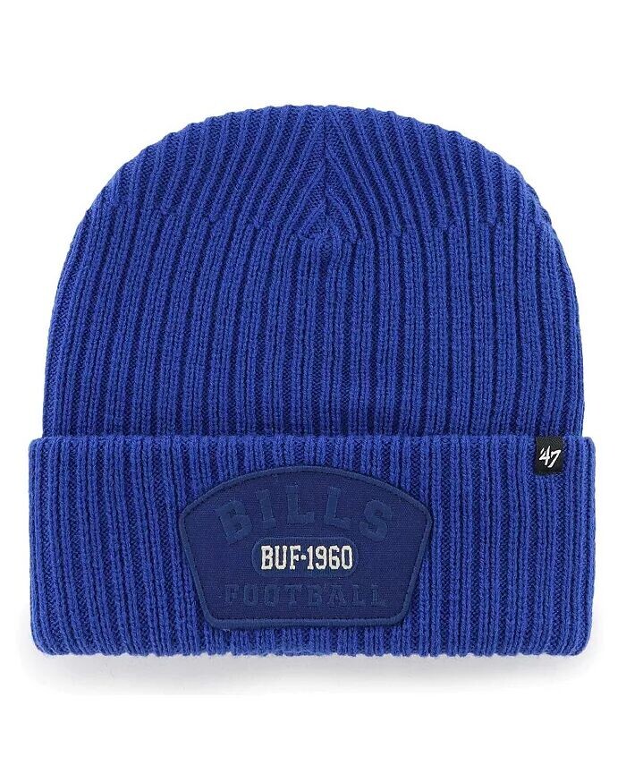 

Мужская вязаная шапка с манжетами Royal Buffalo Bills Ridgeway '47 Brand, синий